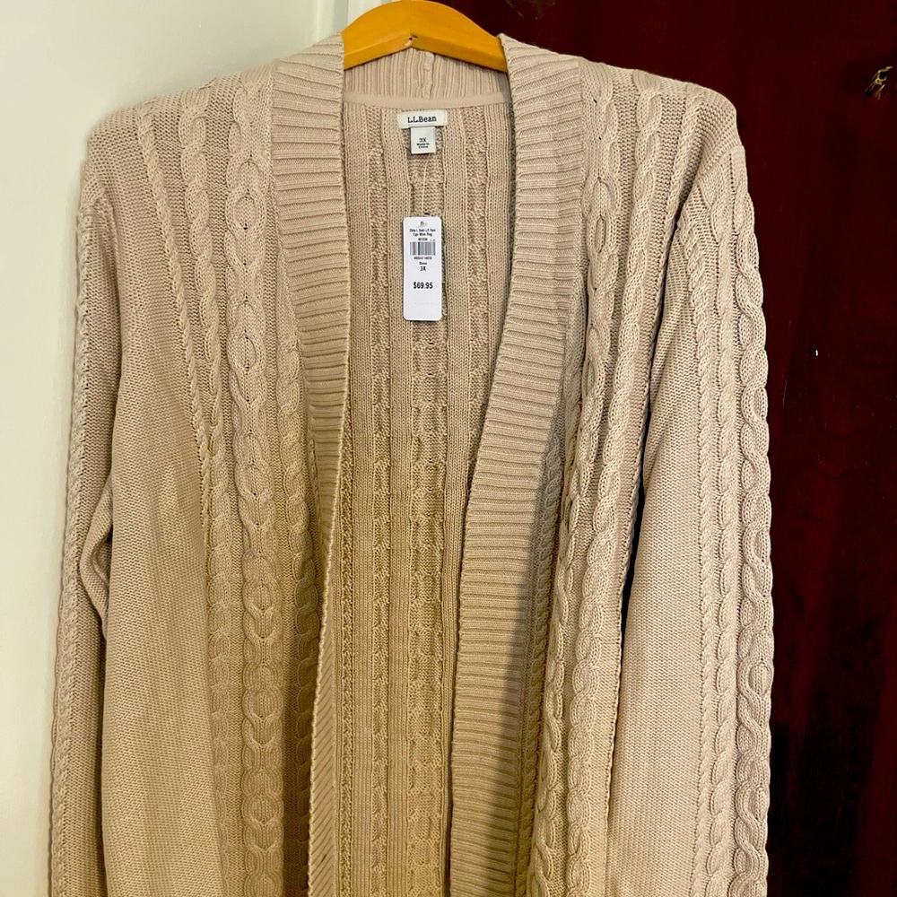 L.l.bean candi women cardigans very warm